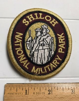 Shiloh National Military Park Monument Tn Tennessee Embroidered Patch