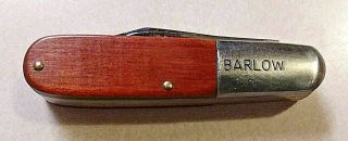 Vintage John Primble Belknap Usa Barlow 2 Blade Pocket Knife