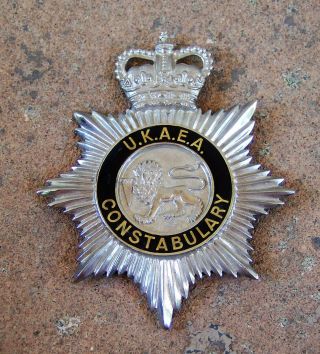Ukaea United Kingdom Atomic Energy Authority Constabulary Badge Obsolete