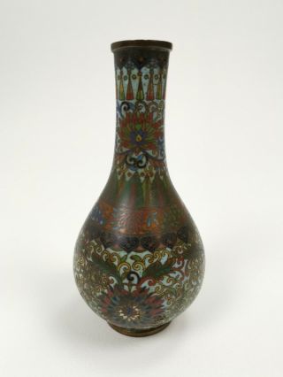 An 18th Century Chinese Cloisonné Enamel Small Bottle Vase