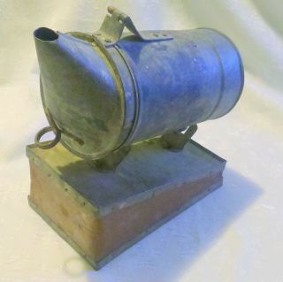 Vintage Antique Primitive Bee Smoker Fogger With Bellows