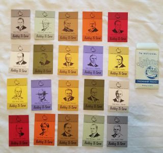 1969 National Scout Jamboree Friendship Cards Complete Set - Wow