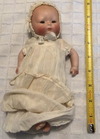 9” Vintage 1927 Horsman Baby Doll Germany Composition Signed