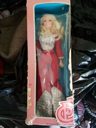 Vintage 1978 Eegee Dolly Parton Doll In Outfit.  Is.