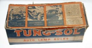 10 Nos Antique Tung Sol Ge 1184 6 - 8 Volt Auto Light Bulbs