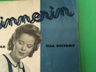 Spinnerin craft knitting patterns 1943 for servicemen,  til victory HISTORY 2