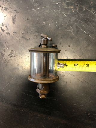 Antique 485 Detroit Drip Oiler Lubricator Hit Miss Steam Engine Brass