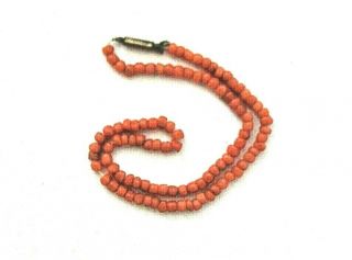 antique children ' s coral necklace 2