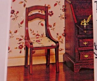 Doll House Of Miniatures Set Of 2 Side Chairs Replicas,  C.  1800 