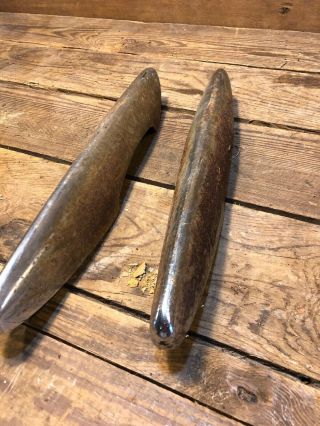 Pair Antique Vintage Bumper Guards Ford Chevy Buick Sedan Plymouth 1930 1940