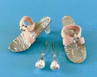 Vintage Toni Doll Shoes & Jewelry Little Miss Revlon Vogue Jill Coty Girl Ginger