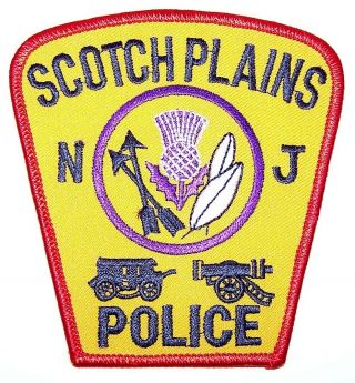 HTF Scotch Plains NJ Police Patch 2
