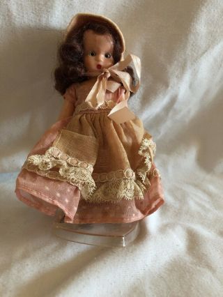 Vintage Nancy Ann Story Book Doll Open/close Eyes With Dress Made In Usa