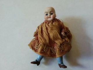 Antique 3 1/2 " Kestner All Bisque German Doll 69 - 8 Last Time Listing