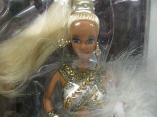 Vintage Bob Mackie Mermaid & Bob Mackie Display Case Barbie Doll w/Mailer Box 3