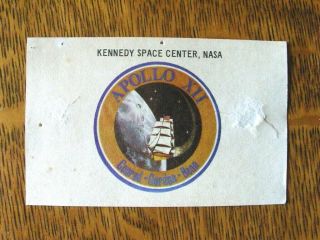 Apollo 12 Xii Launch Viewing Ticket Nasa Pass Kennedy Space Center
