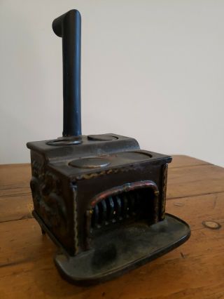 Antique / Vintage Large Scale Ornate Cast Iron Miniature Stove