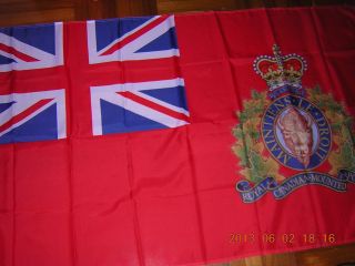 British Empire Flag Royal Canadian Mounted Police Rcmp Pre 1965 Canada Ensign Gb