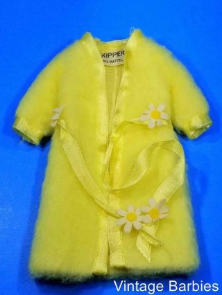 Skipper Doll Lemon Fluff 1749 Robe Htf Minty Vintage 1970 