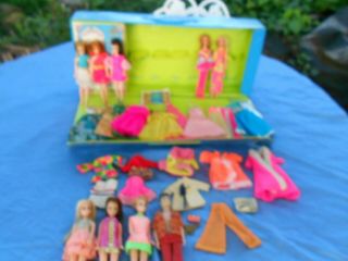 Vintage Dawn Dollcase,  With Doll And Clothing Vgc