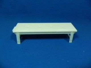 Vtg Mattel Barbie Doll Fold N Fun House Replacement Bench For Dining Table 1992