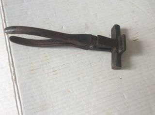 Antique MOUNT Cast Iron Wide Jaw Upholstery Pliers / Multi - Tool 2