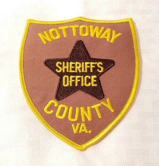 Nottoway County Virginia Sheriff Shoulder Patch