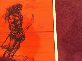 Warrior II vintage Houston Blacklight poster 1969 psychedelic pin - up 4