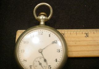 Vintage Elgin 17 Jewel Pocket Watch For Repair Or Parts 7