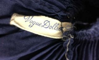 Vintage Vogue Jill Doll Tagged Navy Blue Dress 7405 3