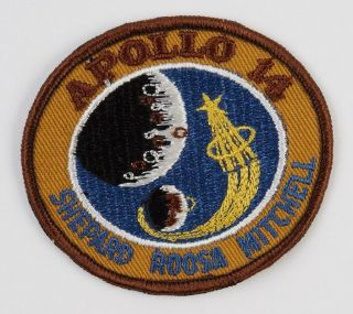 Vintage Nasa Apollo 14 Shepard Roosa Mitchell Patch