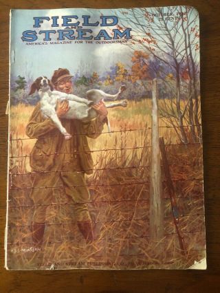 Field And Stream - October 1922 - Vintage 1920 
