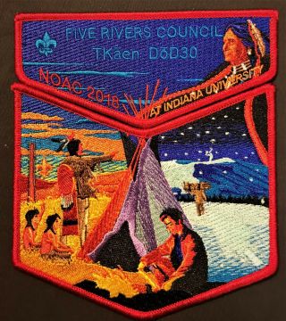 Tkaen Dod Oa Lodge 30 Bsa Five Rivers Council Noac 2018 At Indiana Univ 2 - Patch