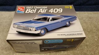 Vintage Amt 1962 Chevrolet Bel Air 409 1/25 Scale Boxed
