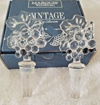 Marquis By Waterford Crystal Vintage Wine Stoppers