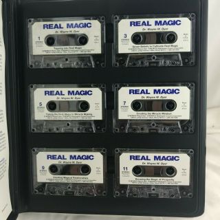Vintage 1992 Dr.  Wayne W.  Dyer Real Magic Miracles Audiobook - 6 Cassette Set 3