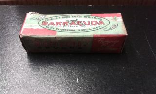 Vintage Florida Fishing Tackle Barracuda Reflecto Spoon 2 In Vintage Box