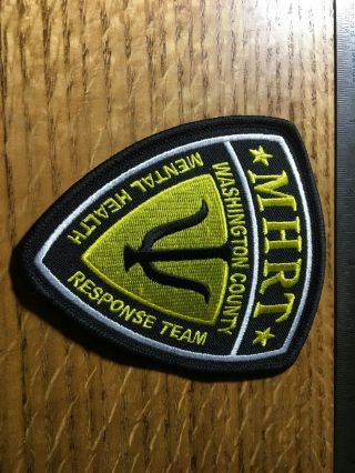 Washington County Oregon Mental Health Response Team Police Patch