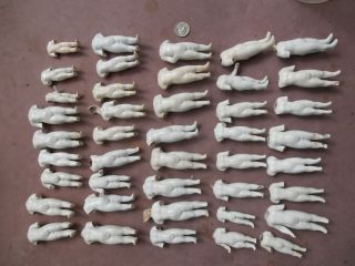 42 Antique Dolls Frozen Body 1900