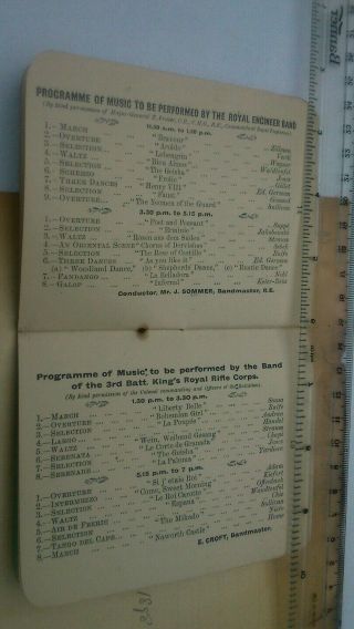 Ext rare Henley Royal Regatta programme 1898 ticket members badge medal antique 8