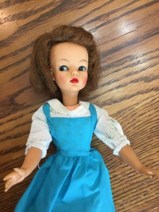 Vintage Ideal Toy Corp Bs12 Tammy Doll 1960s 12 Inches Hair Blue Dress