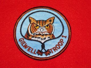Vintage Bsa Boy Scouts Of America Patch Gilwell Troop 1 Owl