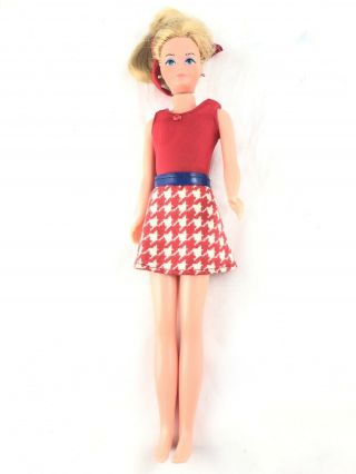 Vintage Growing Up Skipper Barbie Doll Skirt & Leotard