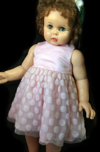 Adorable Pink Layerd Dress For 32 " Penny Playpal,  & Saucy Walker