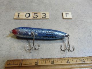 T1053 F HEDDON ZARA SPOOK FISHING LURE RARE BLUE COLOR 4