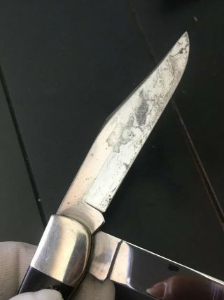 1981 CASE XX 6265 - SAB 9 Dot 2 Blade Trapper Folding Knife W/ Leather Sheath 4