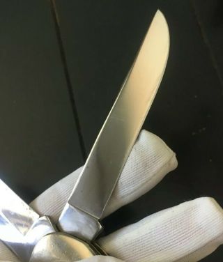 1981 CASE XX 6265 - SAB 9 Dot 2 Blade Trapper Folding Knife W/ Leather Sheath 6