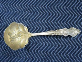 Silver Ladle Spoon Moselle Grape Pattern American Silver Co.  7 1/4 " No Monogram
