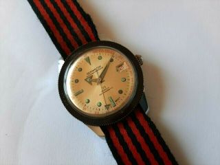 Vintage SEAWATCH men ' s watch,  Old SWISS made Mechanical DIVER,  23 j, 2