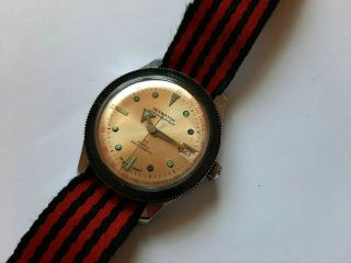 Vintage SEAWATCH men ' s watch,  Old SWISS made Mechanical DIVER,  23 j, 3